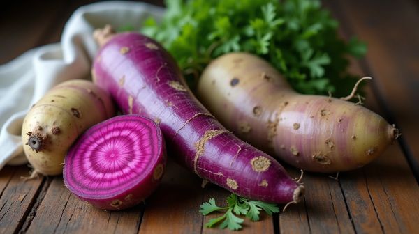 Ube, igname violette, taro : comment ne plus les confondre